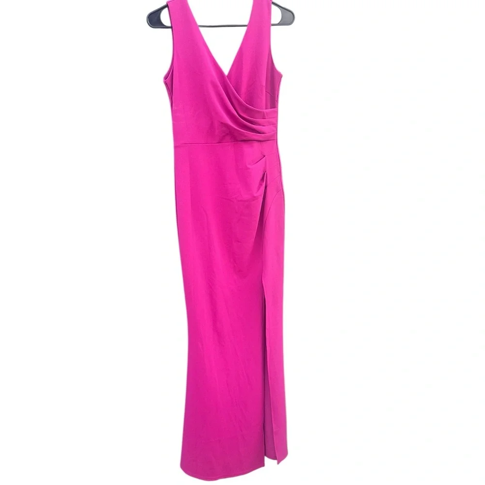 Woods Elegant Fuchsia Evening Gown size small‎ NWT